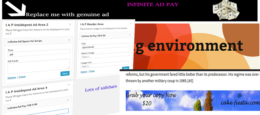 Infinite Ad pay features